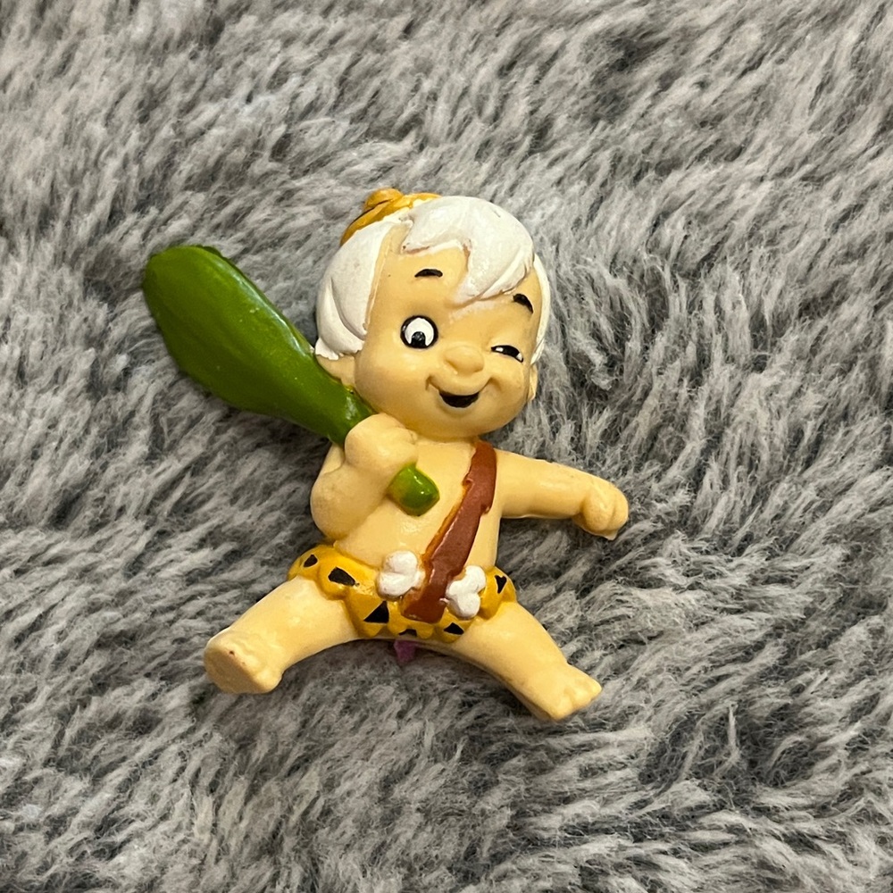 🍀5/20$ Vintage Flinstones Hanna-Barbera Bam Bam figurine Read